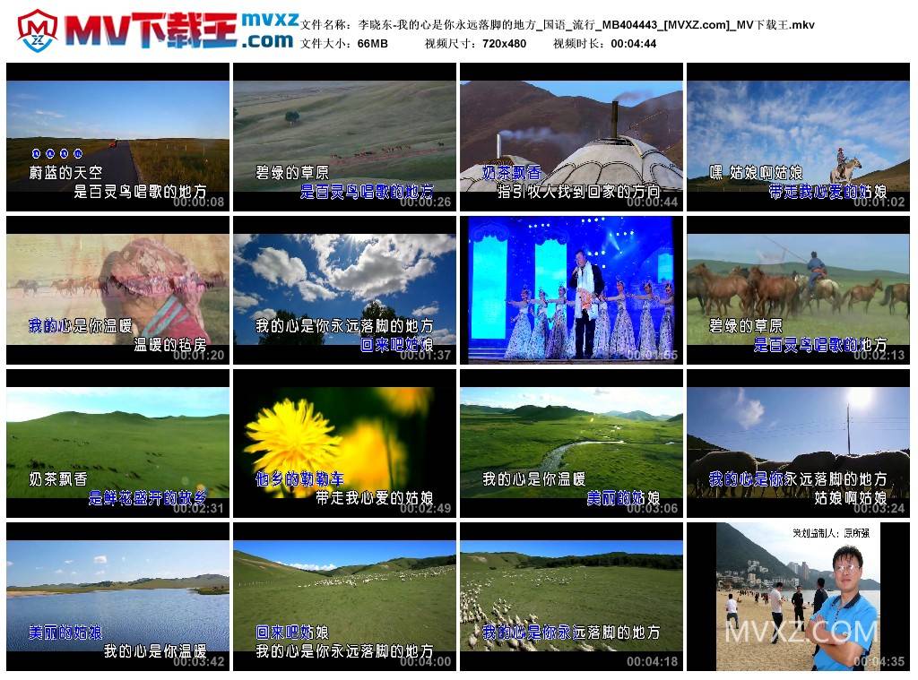 李晓东-我的心是你永远落脚的地方_国语_流行_MB404443